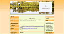 Desktop Screenshot of obecostrov.cz